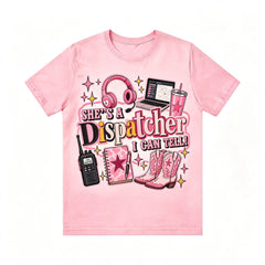 Retro Texas Western Dispatcher Cowgirl Boots Print Tee