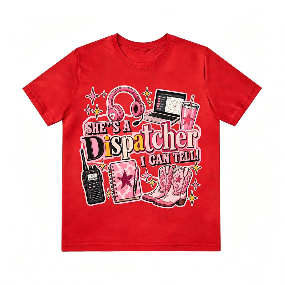 Retro Texas Western Dispatcher Cowgirl Boots Print Tee