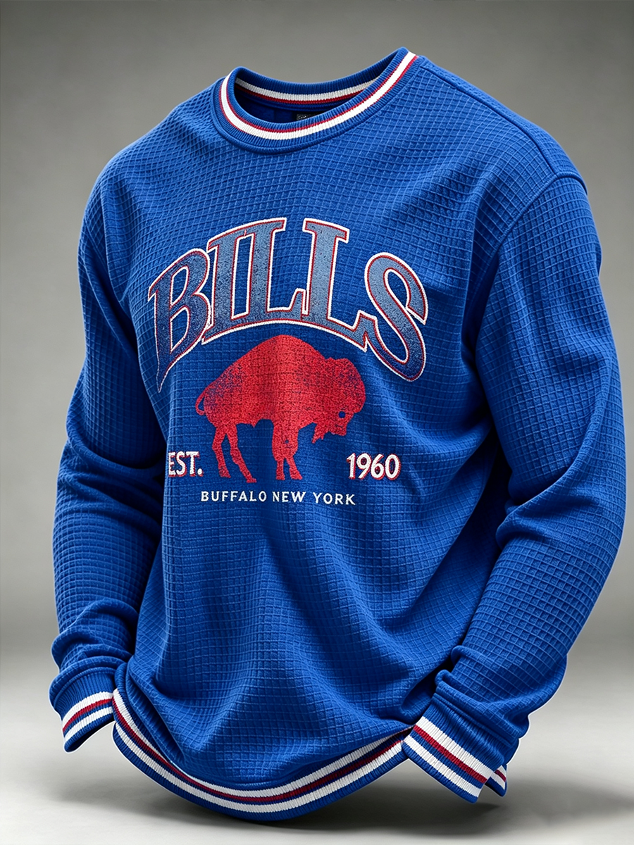 Men's Long-Sleeved Football Fan Top