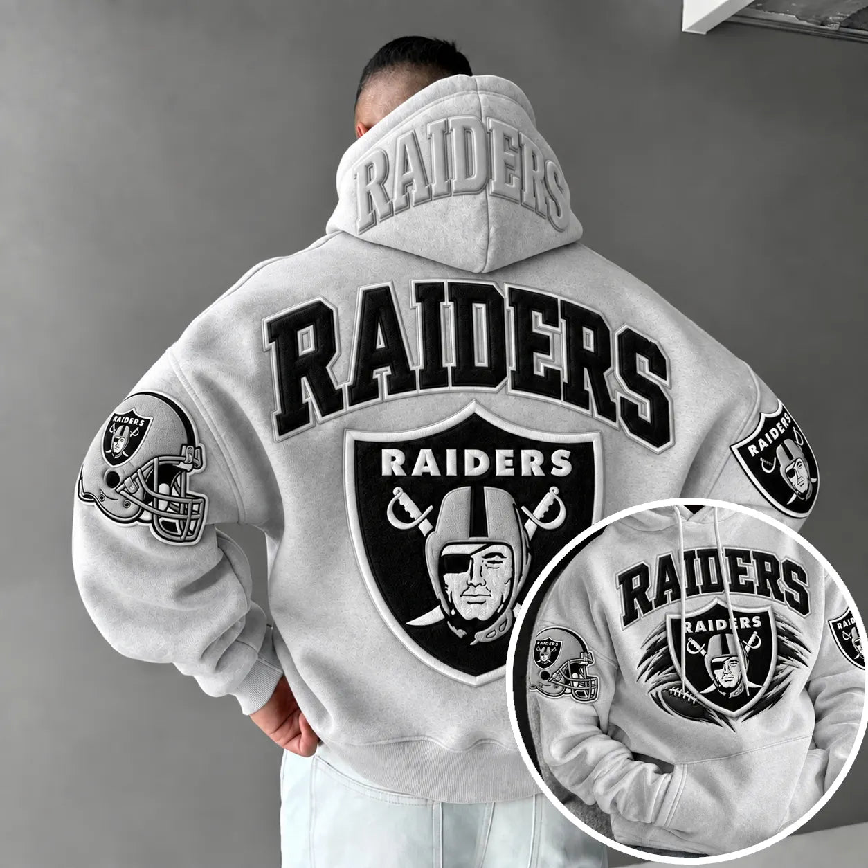 Rugby-print Hoodie