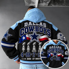 Rugby-print Hoodie