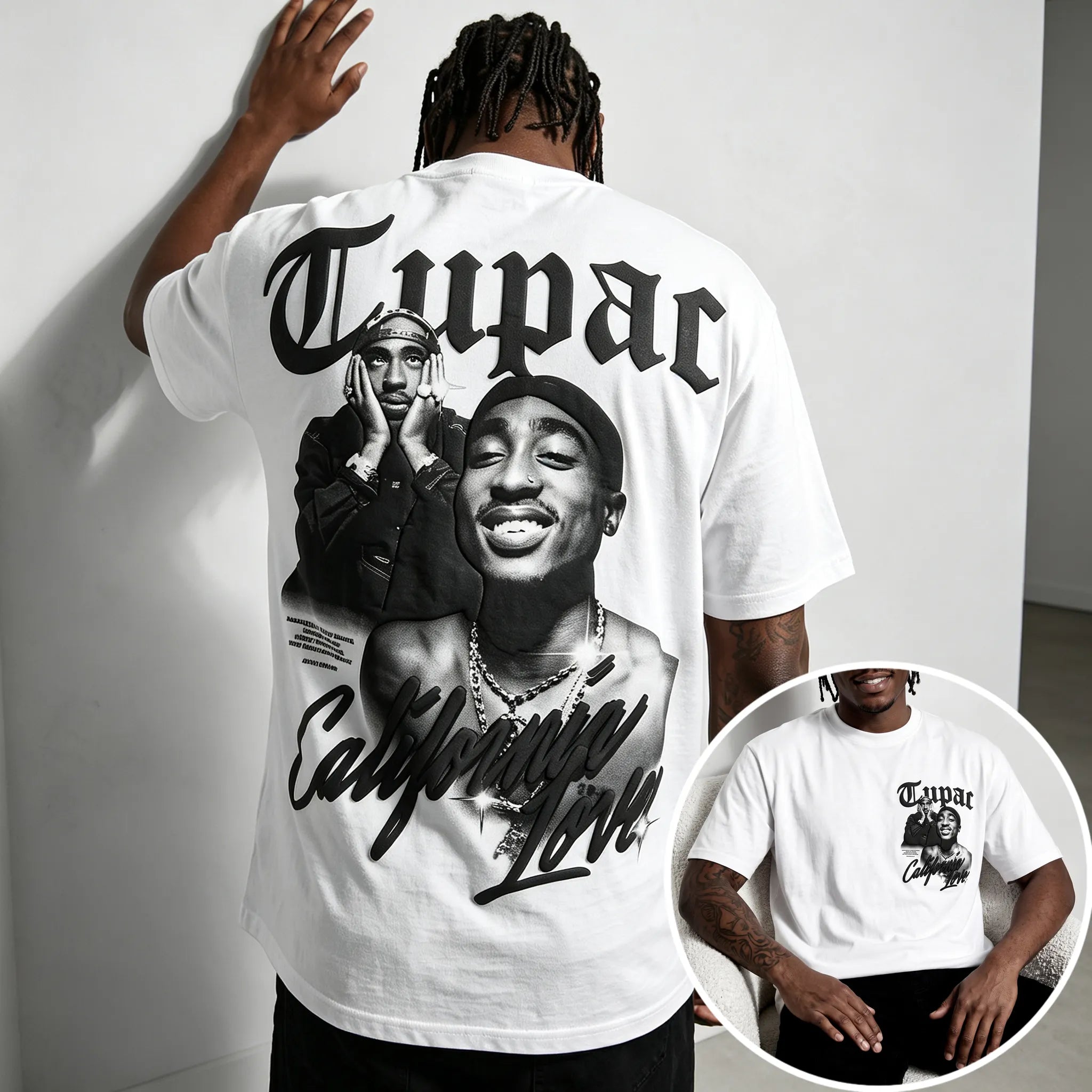 Unisex West Coast Legend Print Short-Sleeve T-Shirt