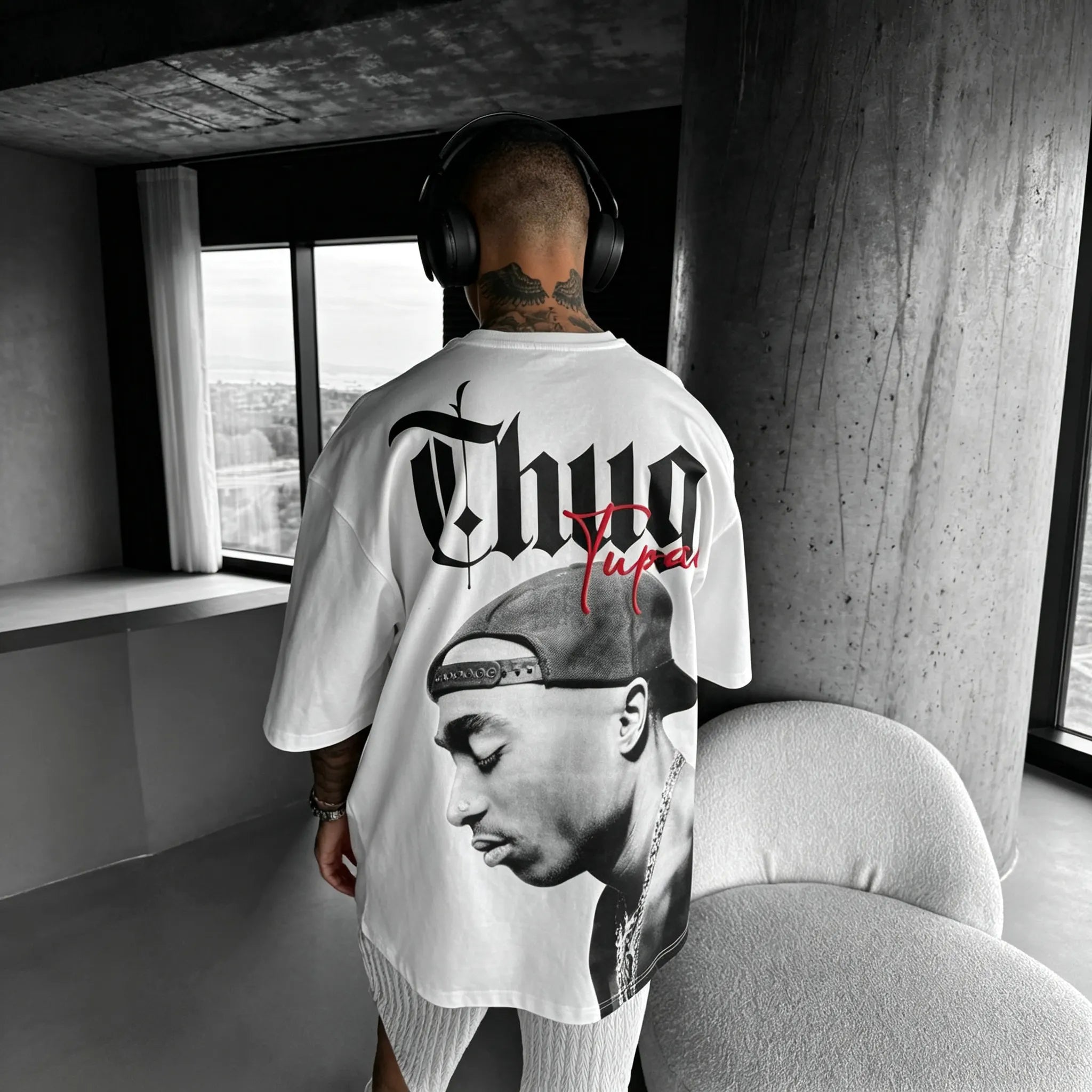 Unisex West Coast Legend Print Short-Sleeve T-Shirt