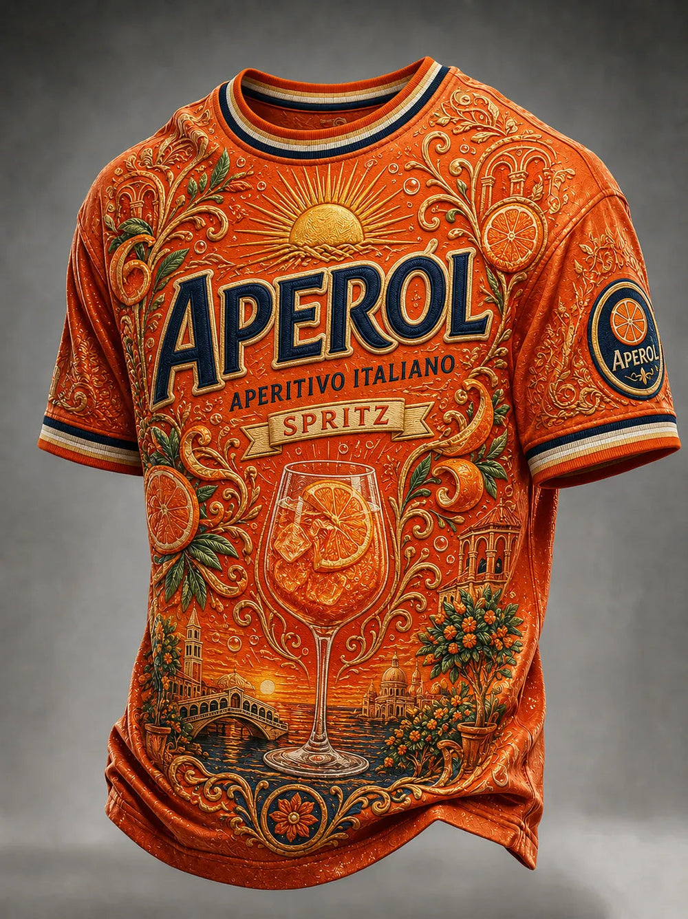 Men's Beer Print T-Shirt