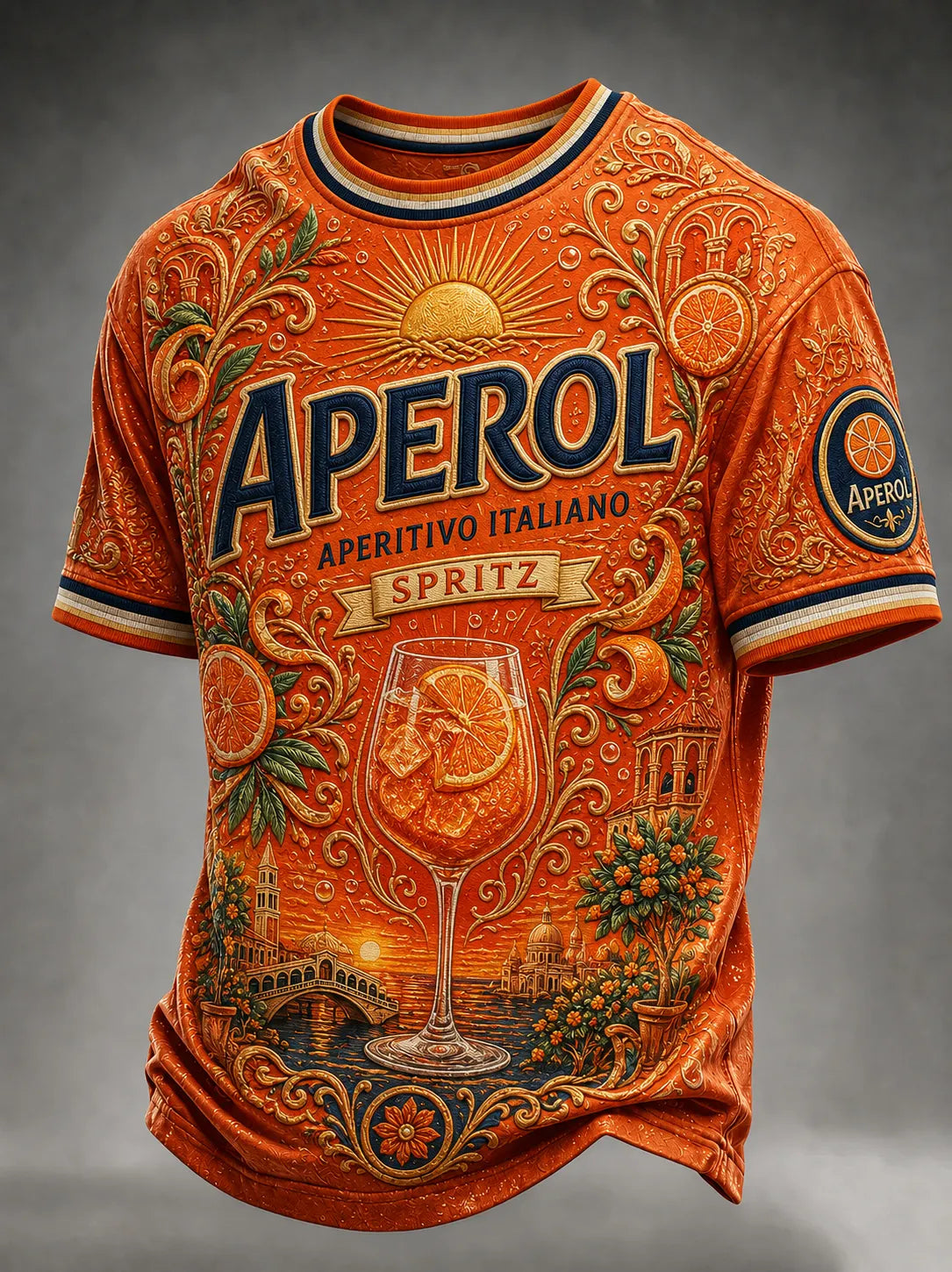 Men's Beer Print T-Shirt