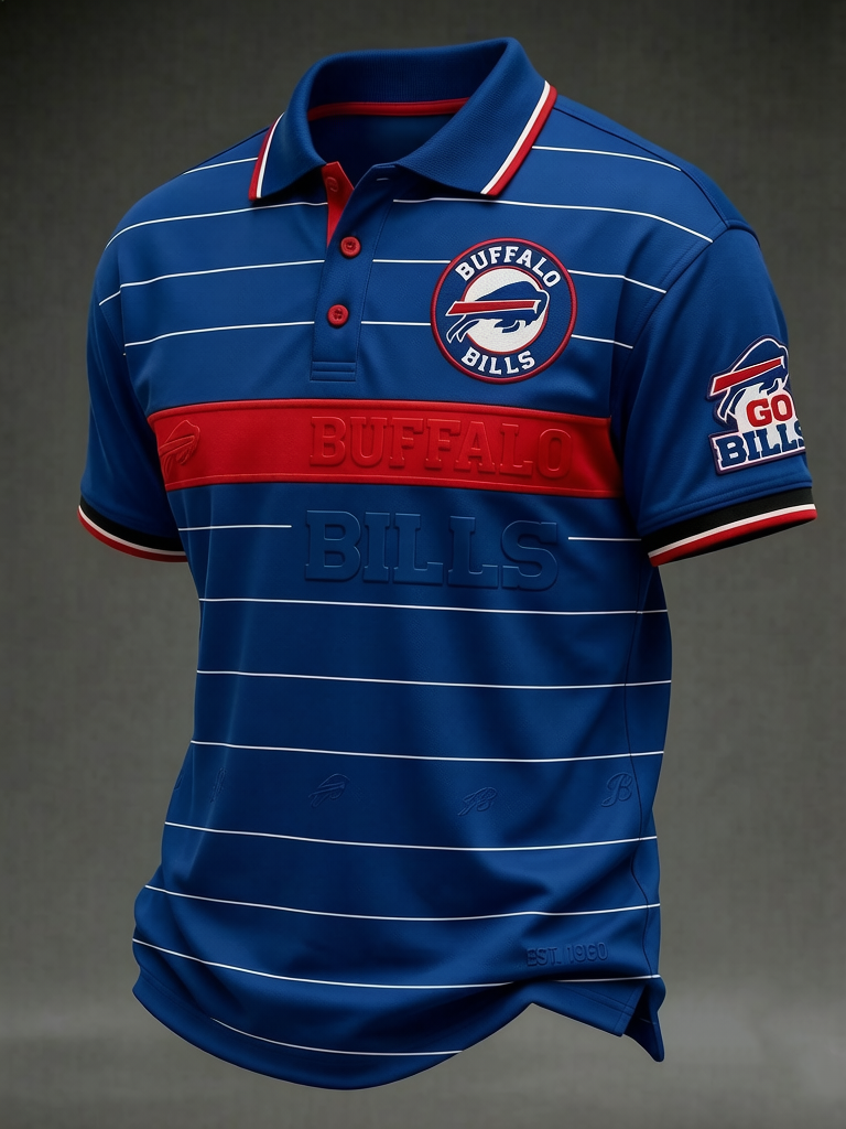 Men's Football Short-Sleeve Polo Shirt