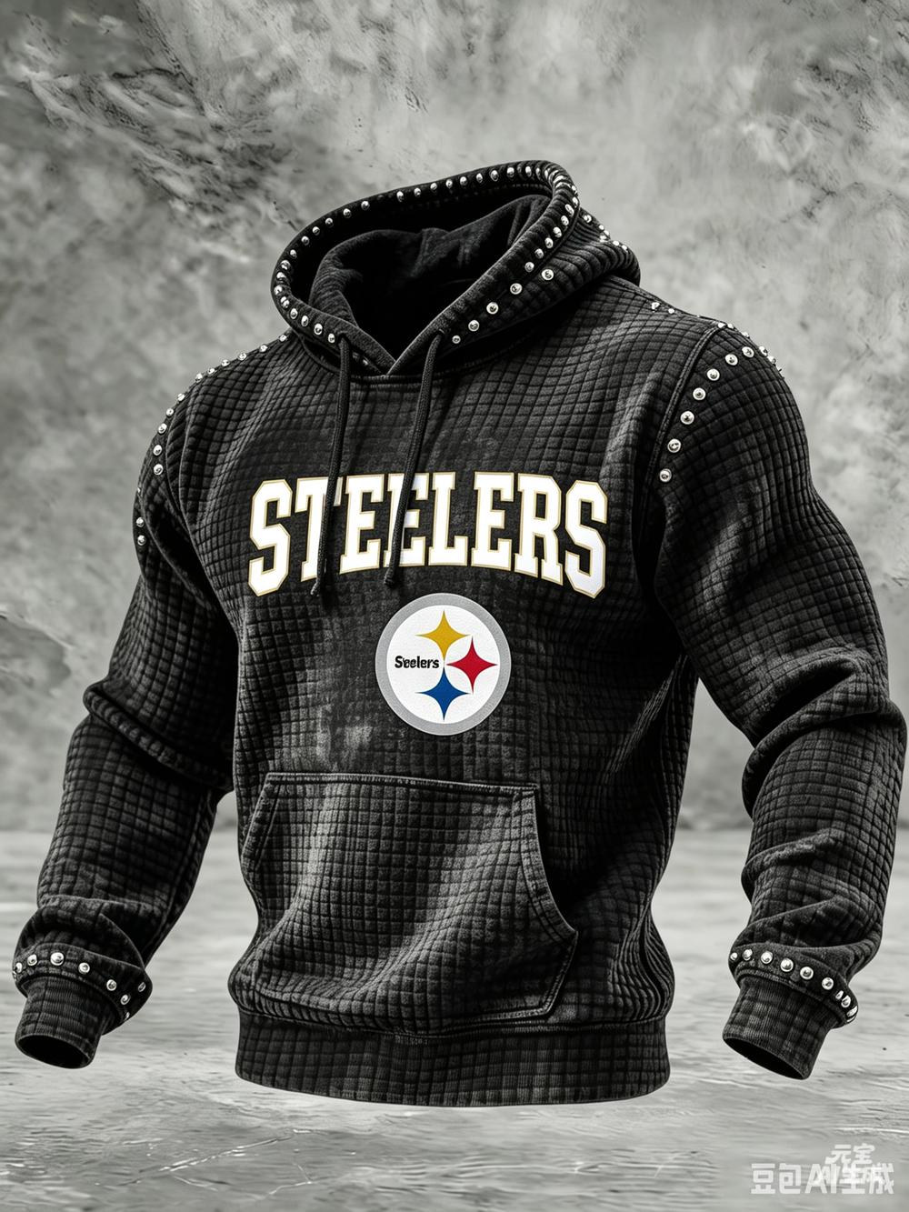 Men's Steelers Print Hoodies