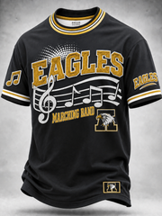 Men's Music Print T‐Shirt