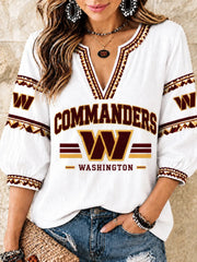 Women's Football V-Neck