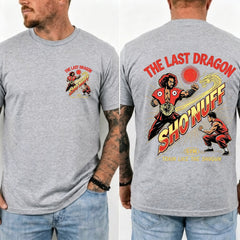 Train Like The Shogun Front & Back Print Men Casual Graphic T‑Shirt