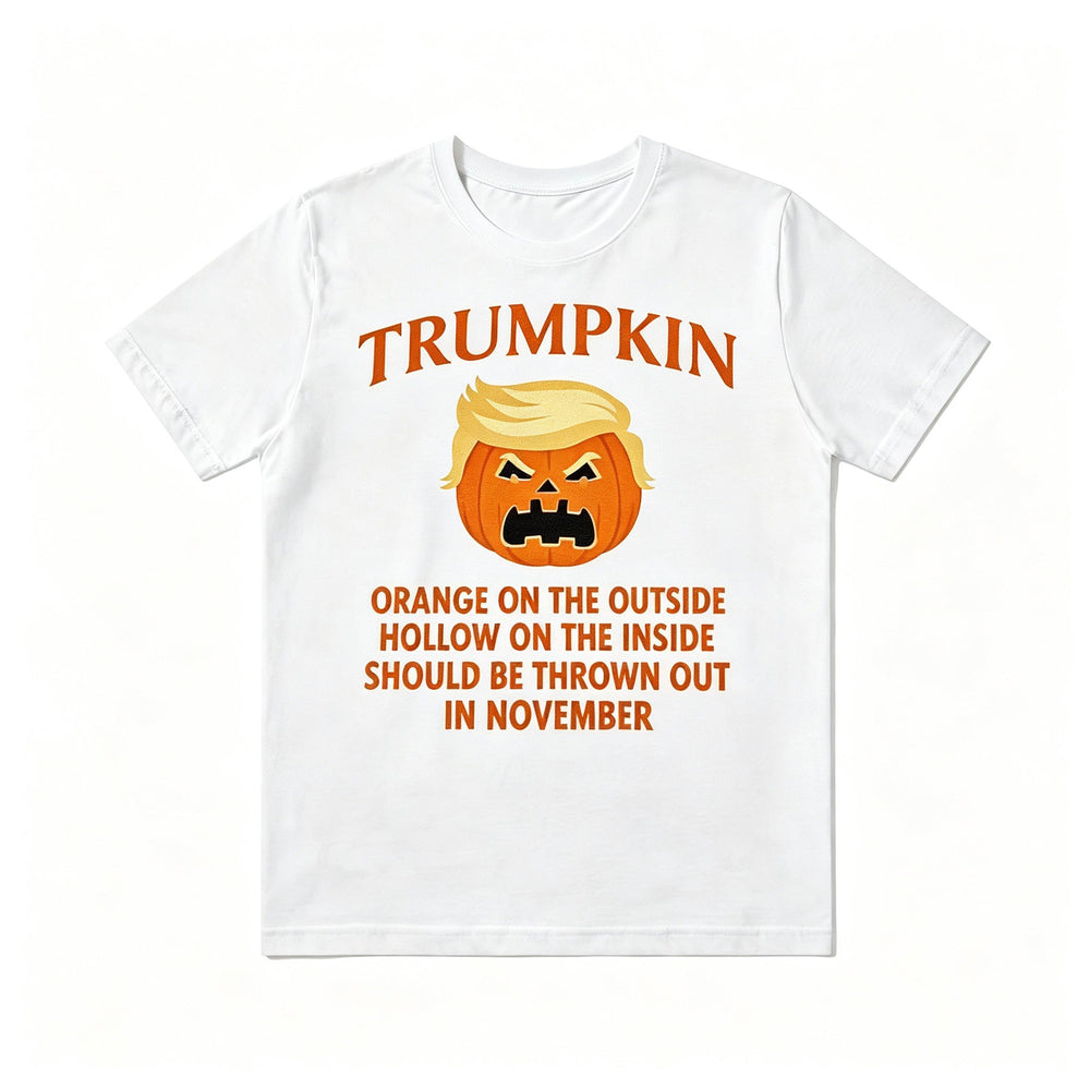 Trumpkin Funny Pumpkin Halloween Graphic T‑Shirt