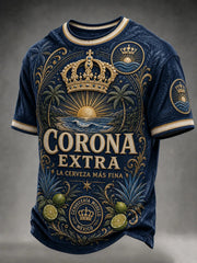 Men's Beer Print T-Shirt