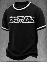 Men's Music Print T‐Shirt