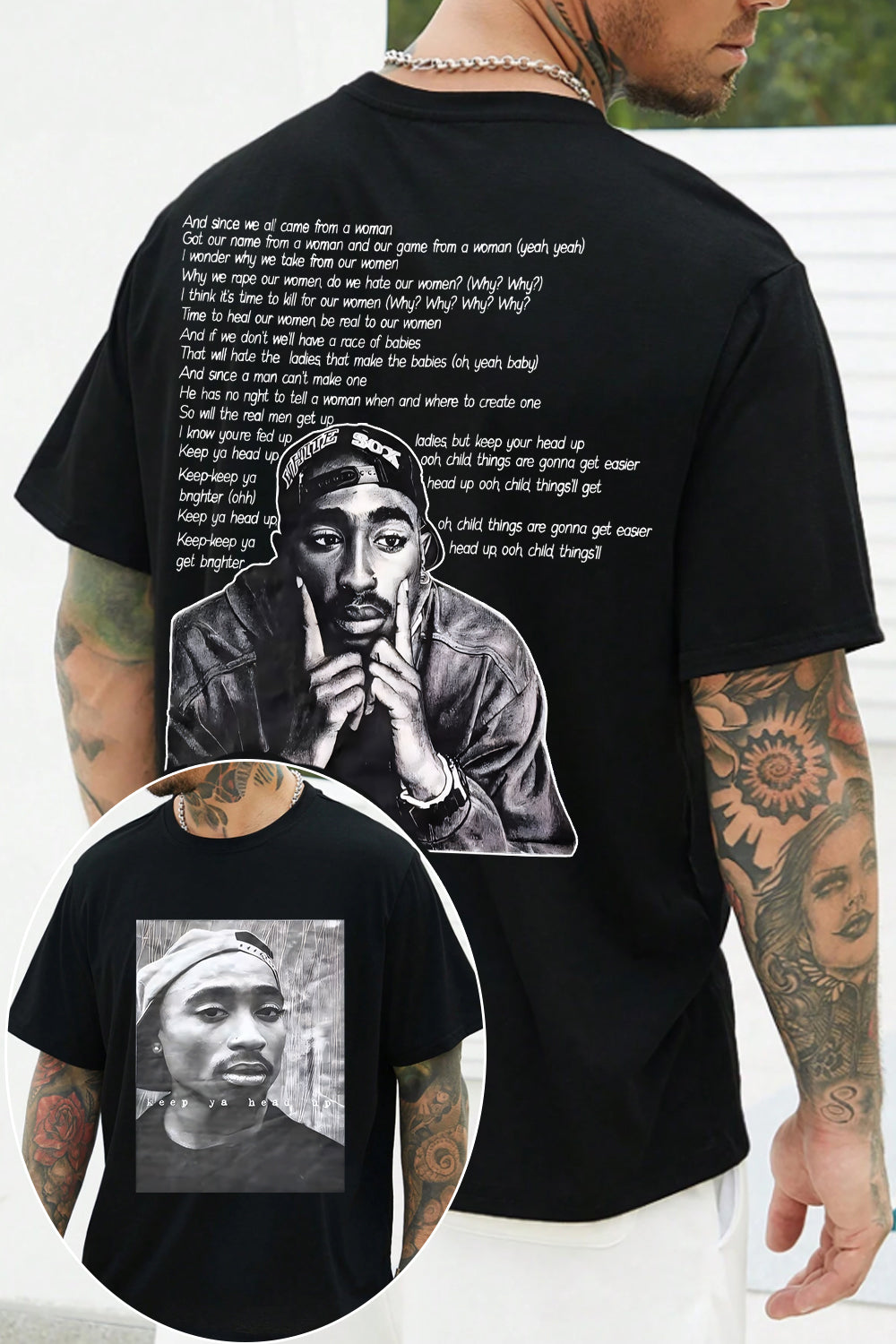 tupacquotes T-SHIRT