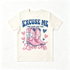 Western Cowgirl Love Quote Cowboy Boots Graphic Tee