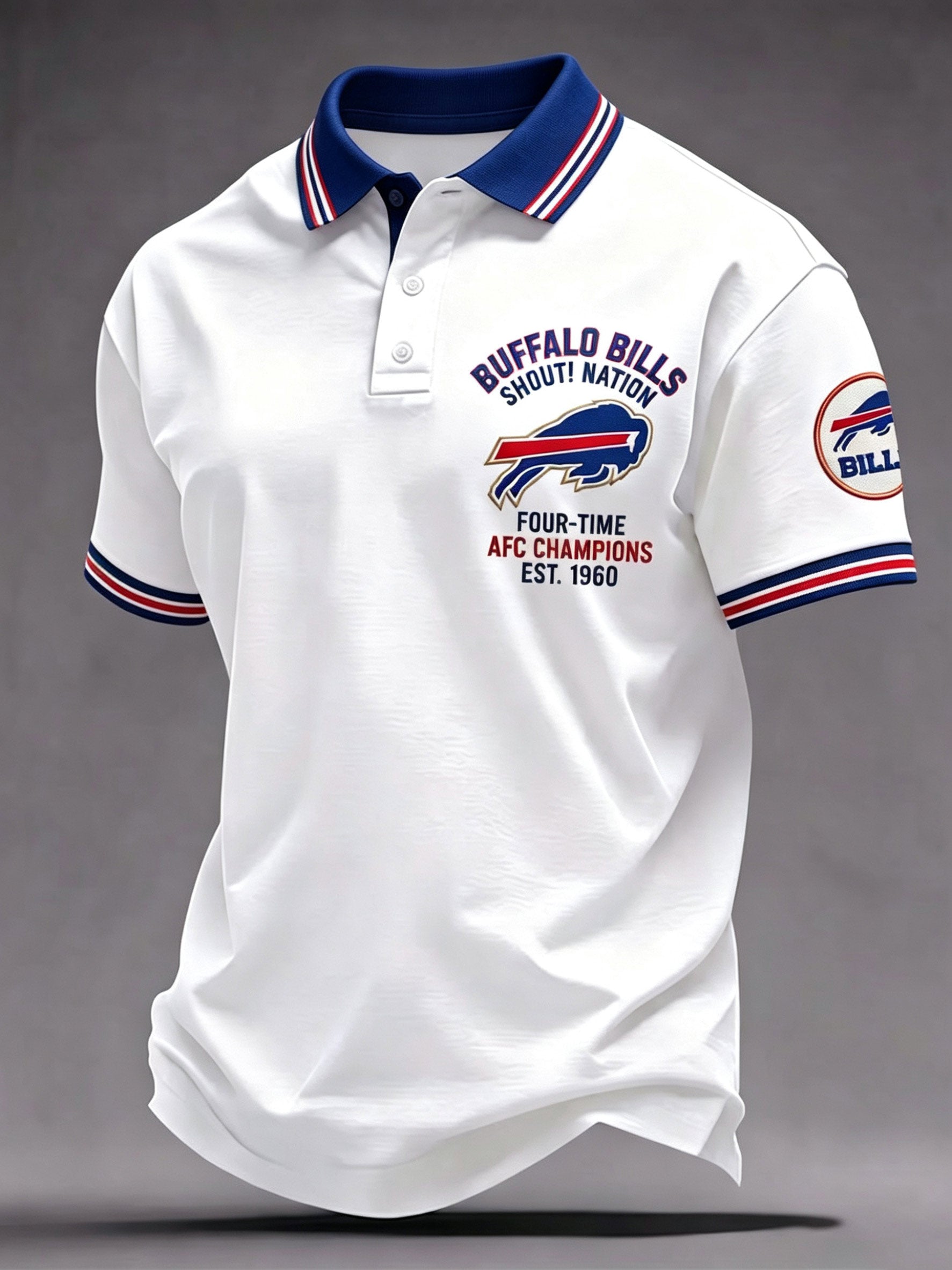 Men's Football Fan Polo Shirt