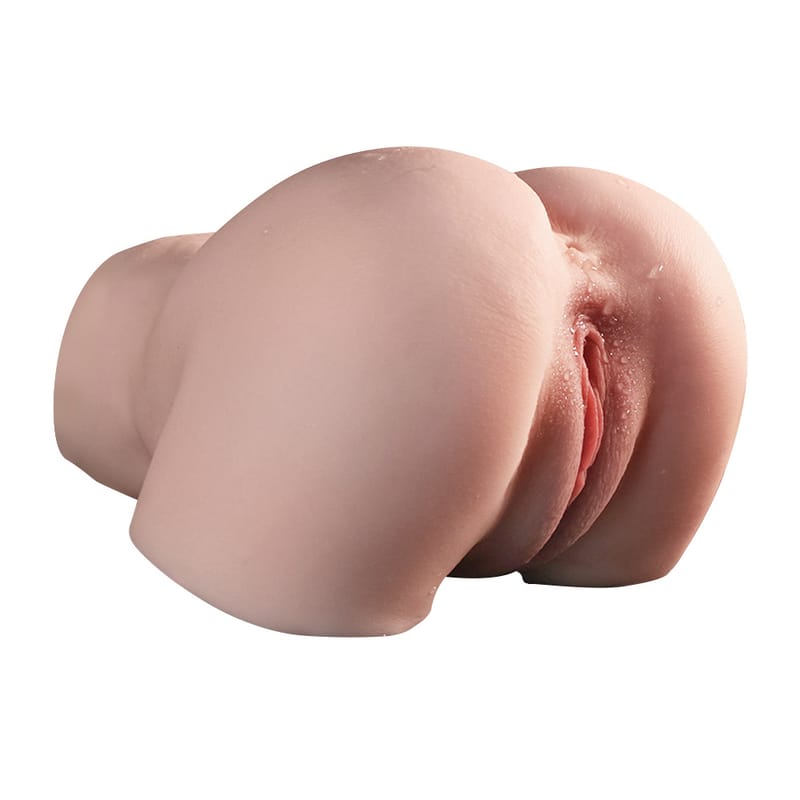 7.48'' Doggy And Missionary Style 2 Holes Realistic Pussy Ass Masturbator