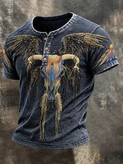 Men's Music Print T‐Shirt