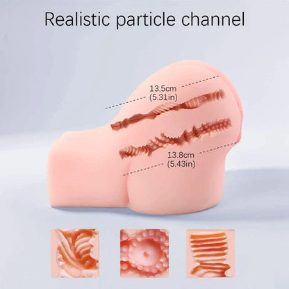 5.1lb 3 in 1 Realistic Handheld Sex Doll  – TPE Male Masturbator