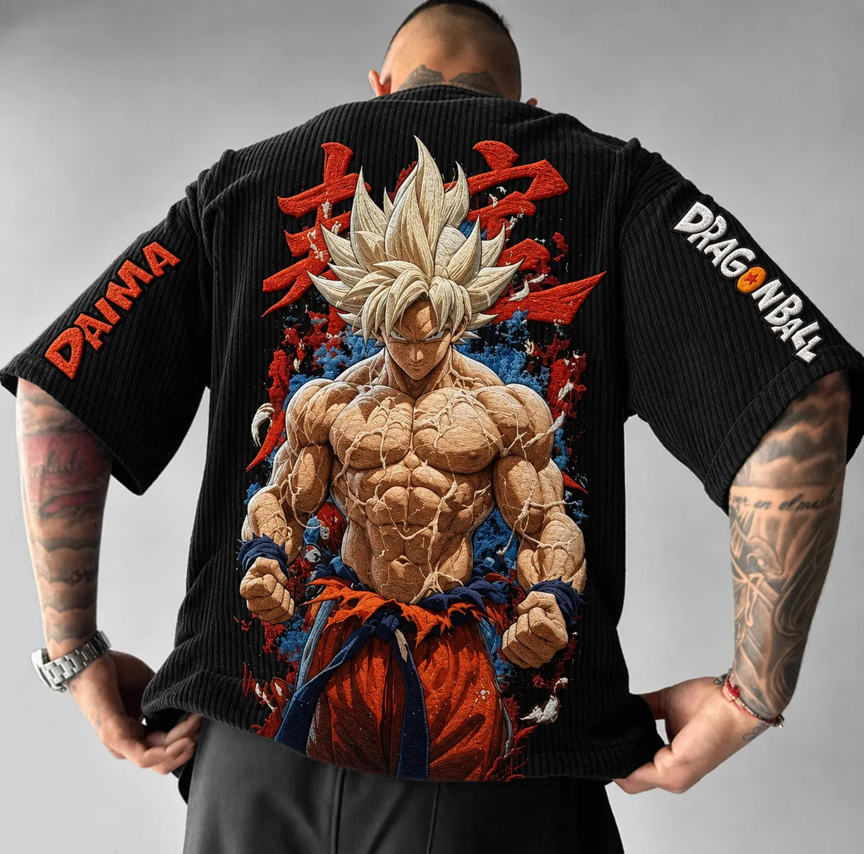 Unisex Anime-Style Retro Oversized T-Shirt