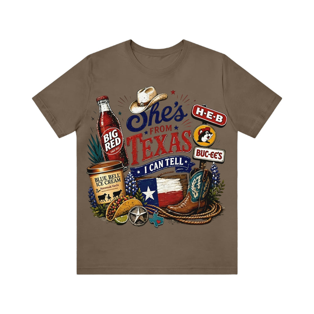 She is From Texas I Can Tell Shirt