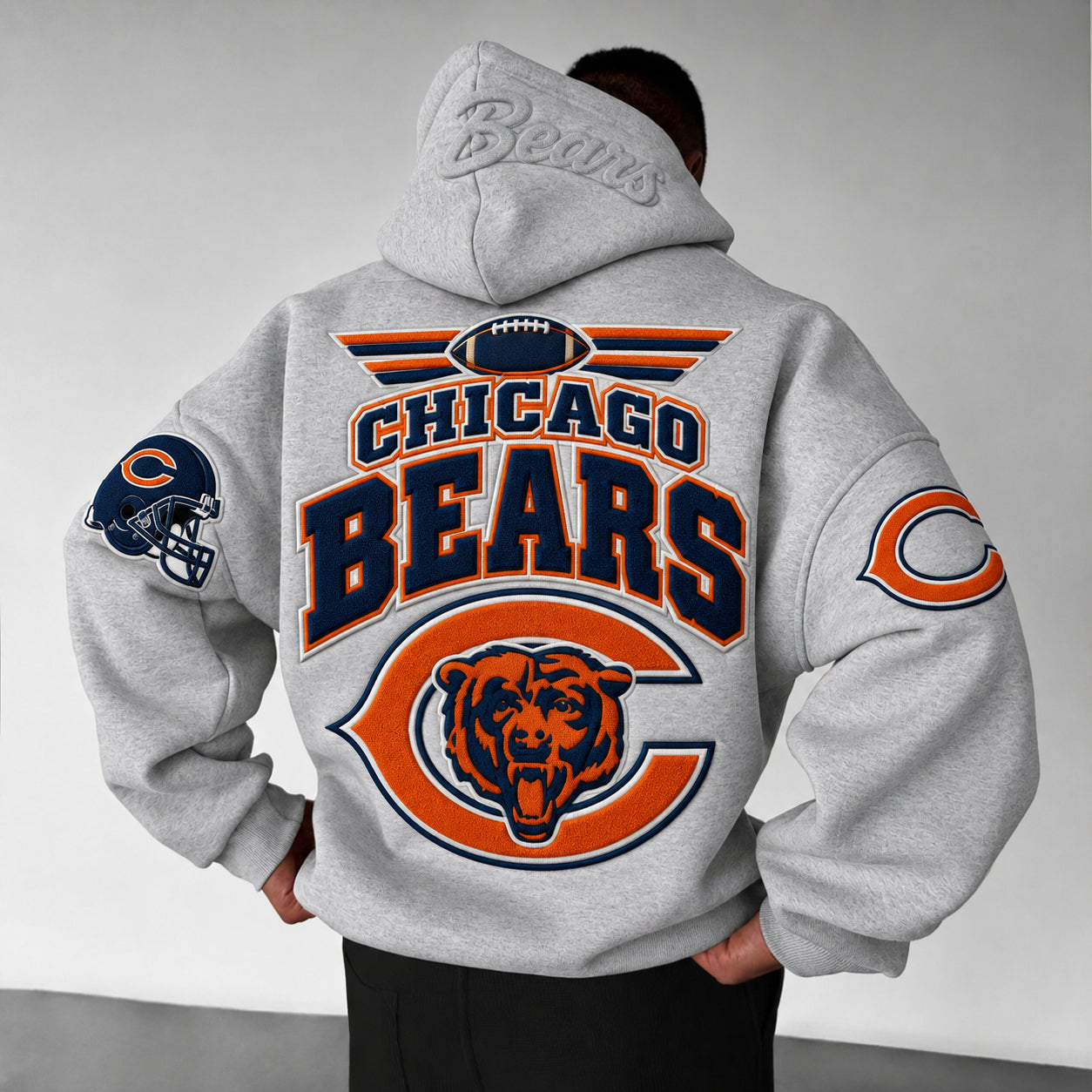 Rugby-print Hoodie