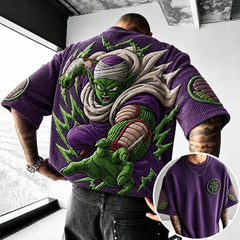 Unisex Anime-Style Retro Oversized T-Shirt