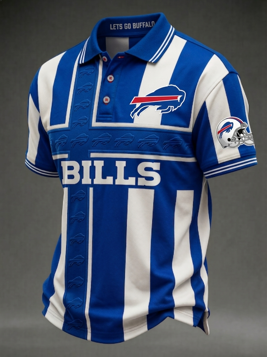 Men's Football Short-Sleeve Polo Shirt