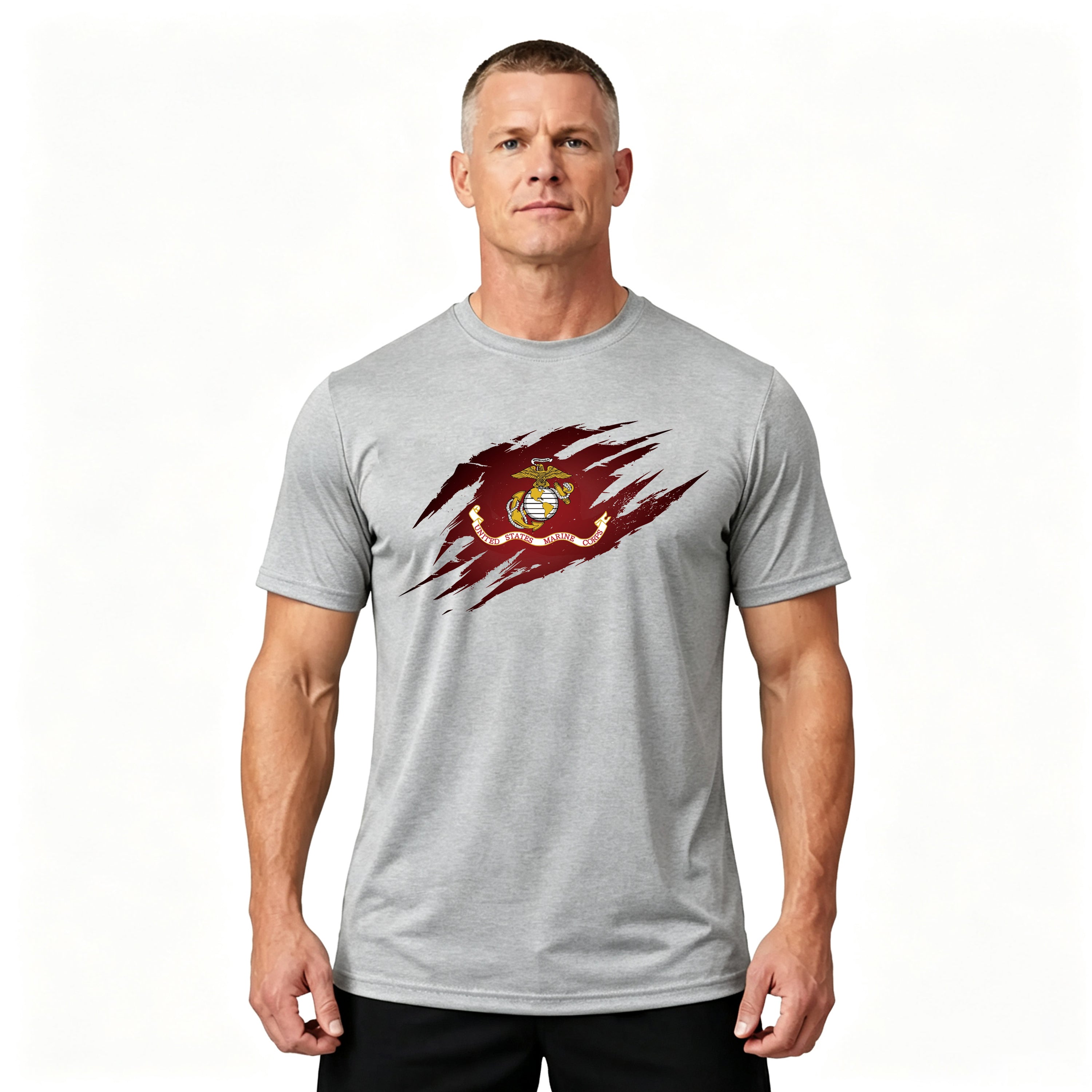 USMC Flag Tear Away T-Shirt