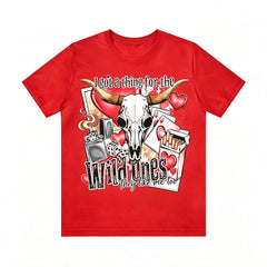 Western Wild Ones Bull Skull Graphic Tee