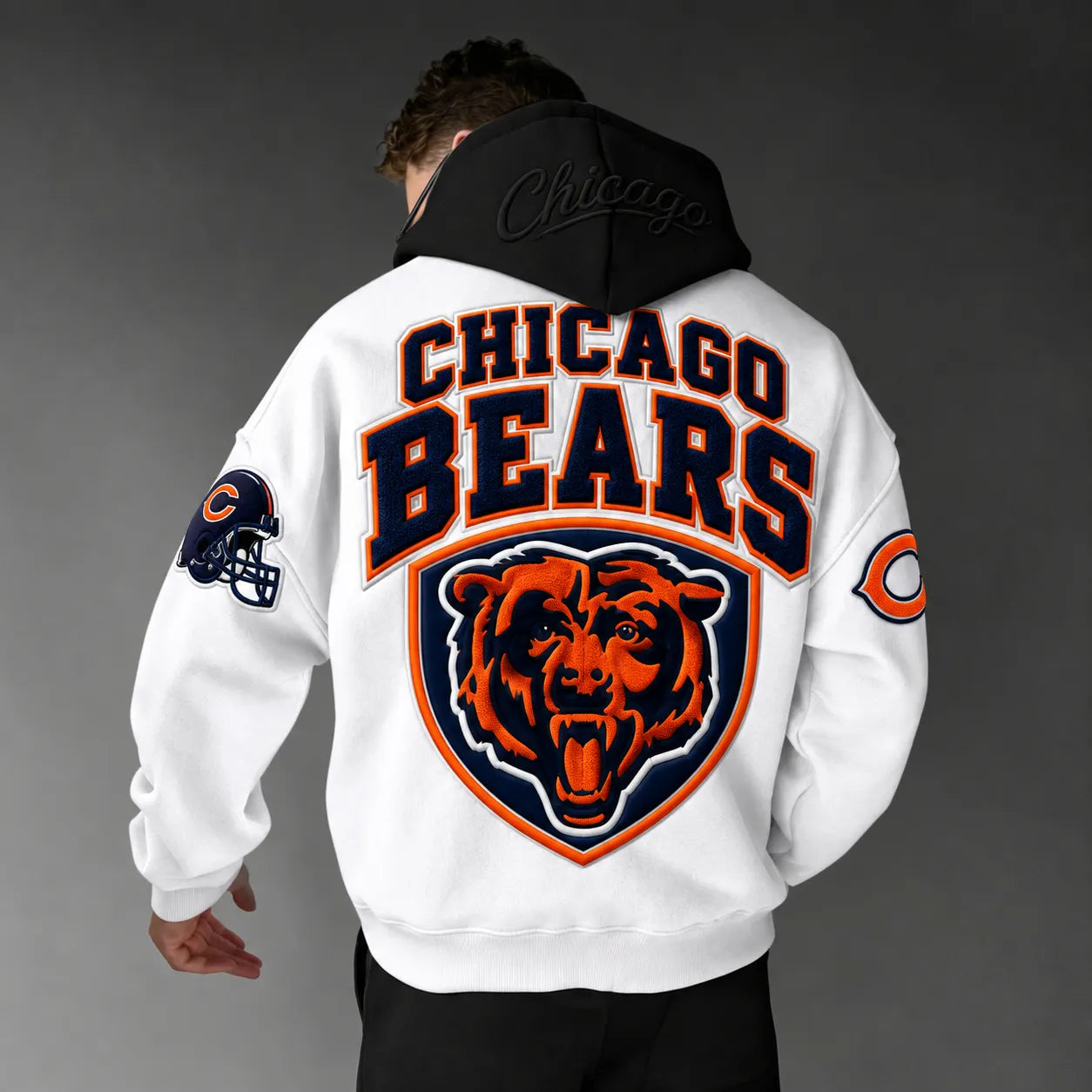 Rugby-print Hoodie