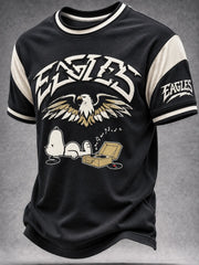 Men's Music Print T‐Shirt