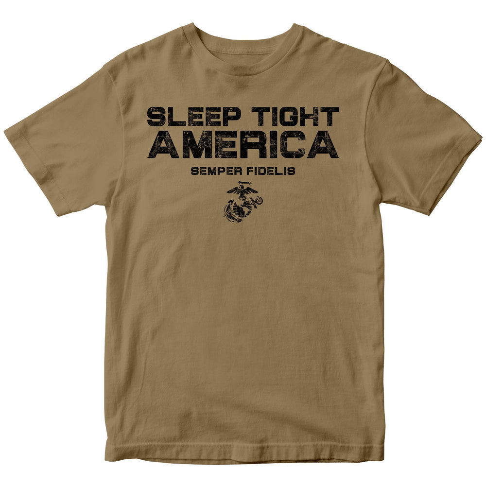 Marines Sleep Tight America T-Shirt