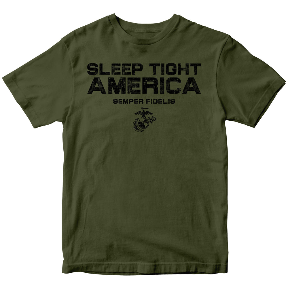 Marines Sleep Tight America T-Shirt