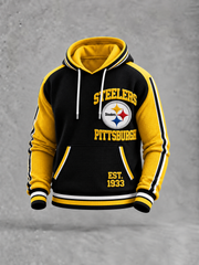 Men's Football-Print sweatshirt