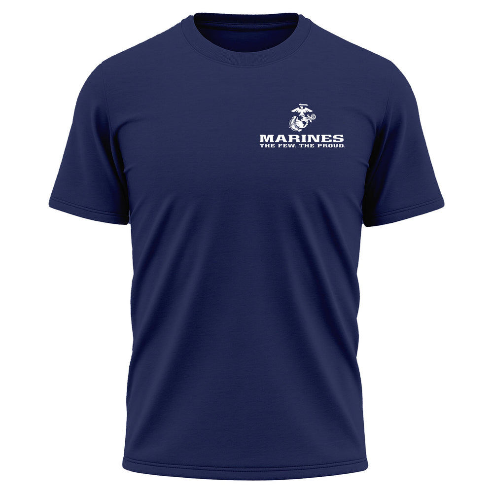 Marines The Few The Proud Chest Seal Performance T-shirt