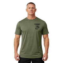USMC Old School EGA Performance T-Shirt