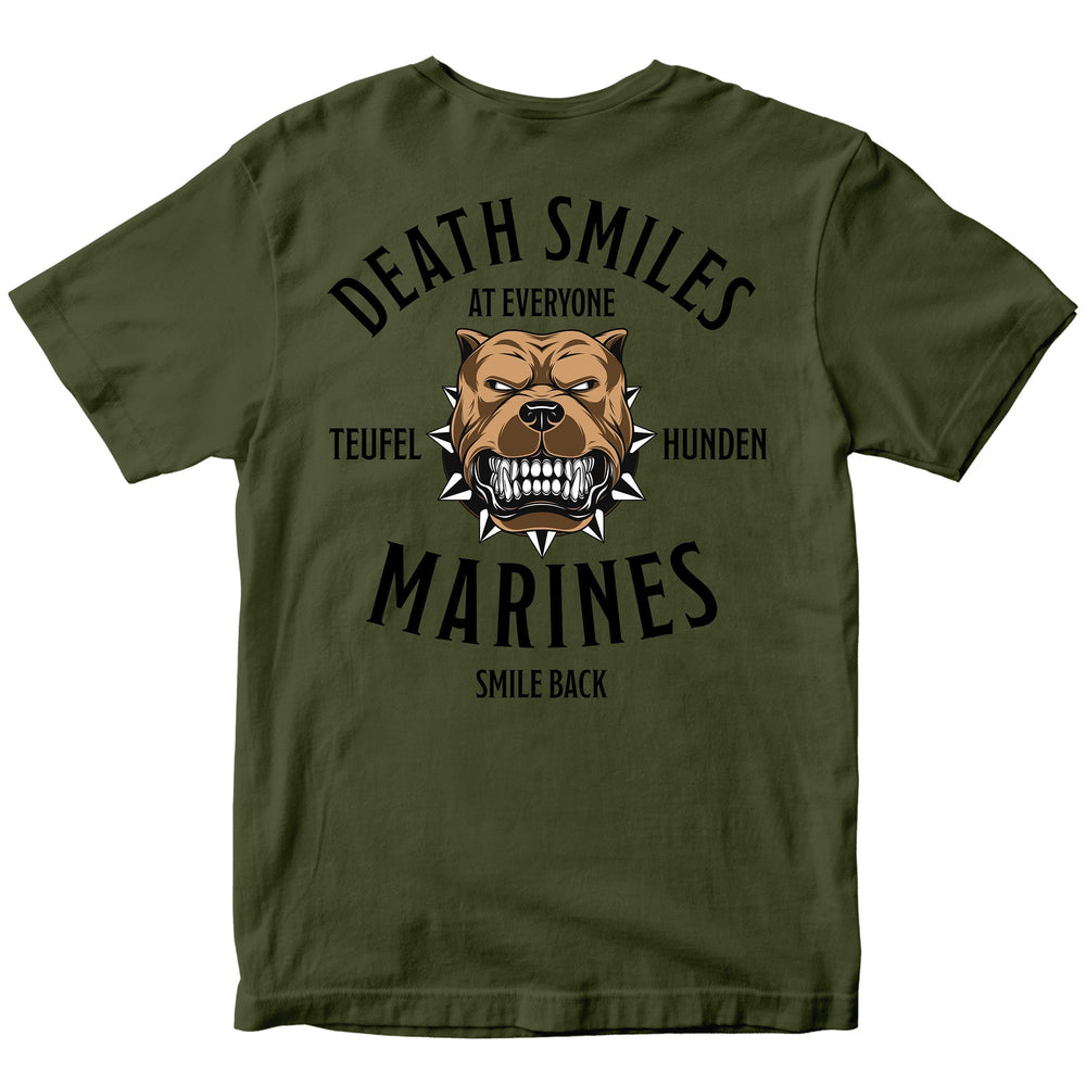 Death Smiles, Marines Smile Back T-Shirt