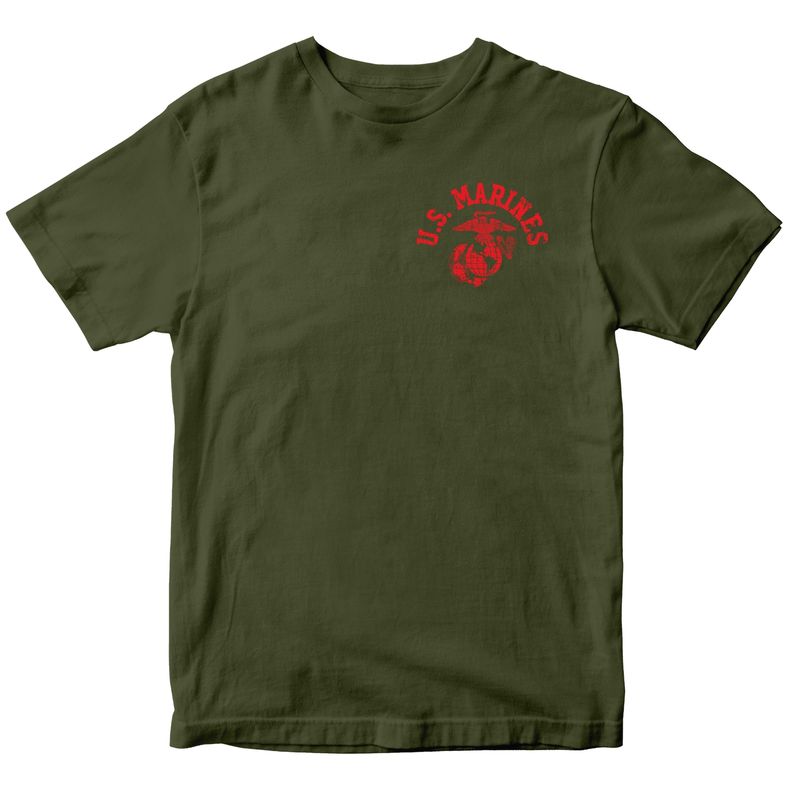 Old School U.S. Marines PT Chest Seal T-Shirt