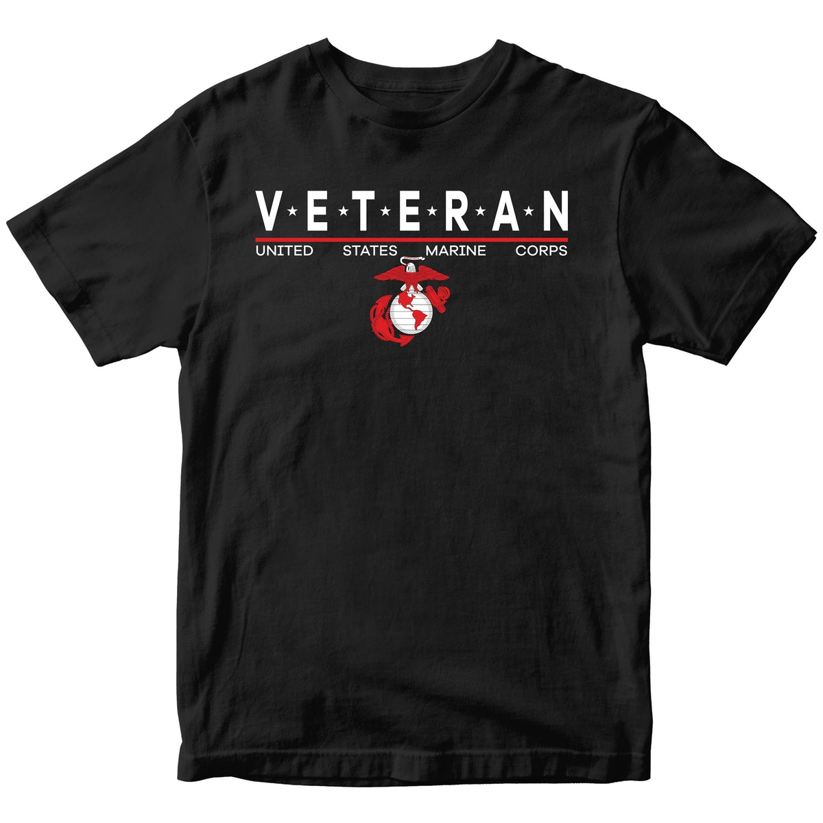 United States Marine Corps Veteran Star T-Shirt