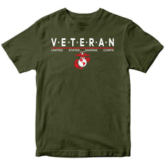 United States Marine Corps Veteran Star T-Shirt