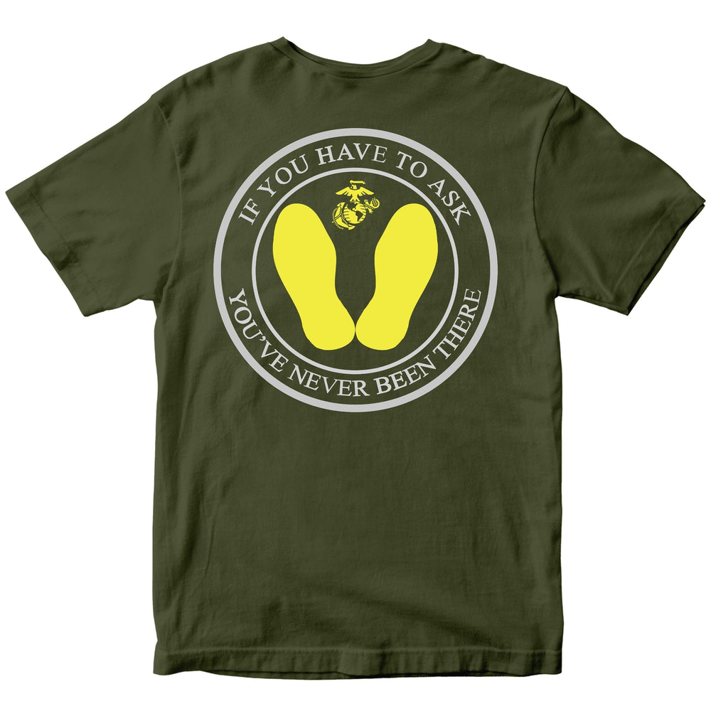 U.S. Marine Corps Yellow Footprints T-Shirt