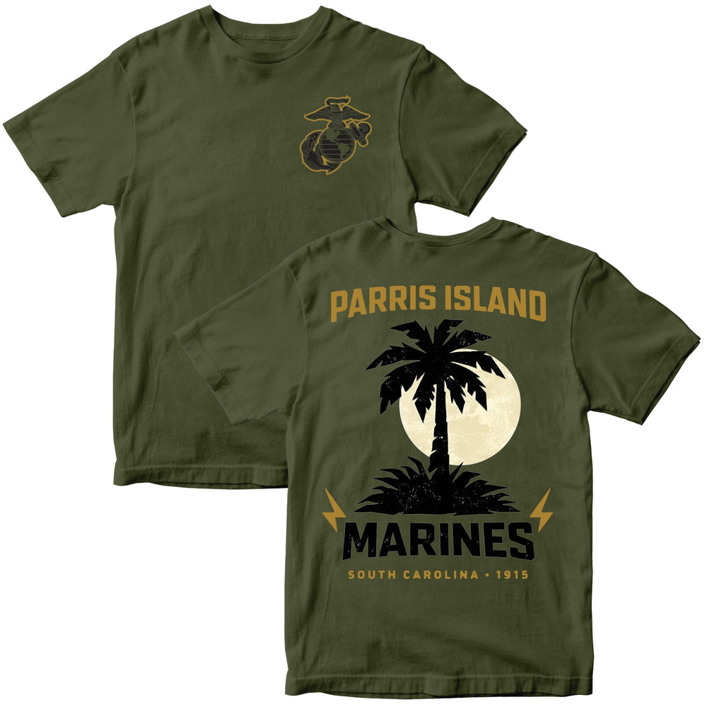 Parris Island Marines Carolina Palm Tree T-Shirt