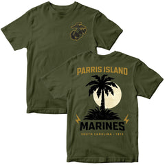 Parris Island Marines Carolina Palm Tree T-Shirt