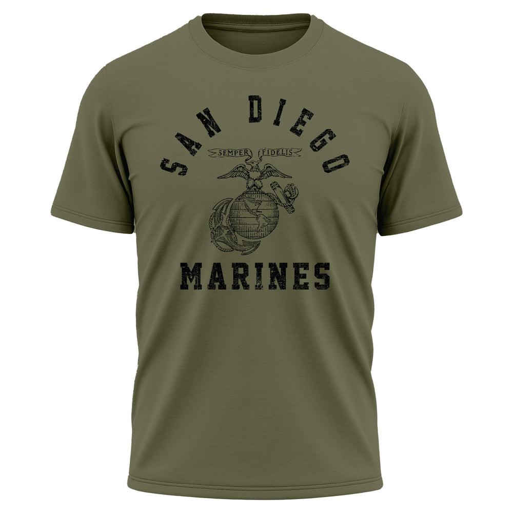 USMC Old School San Diego Training Performance T-shirt