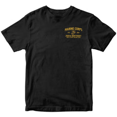 Marines Born In A Bar Skull 250th Birthday T-shirt
