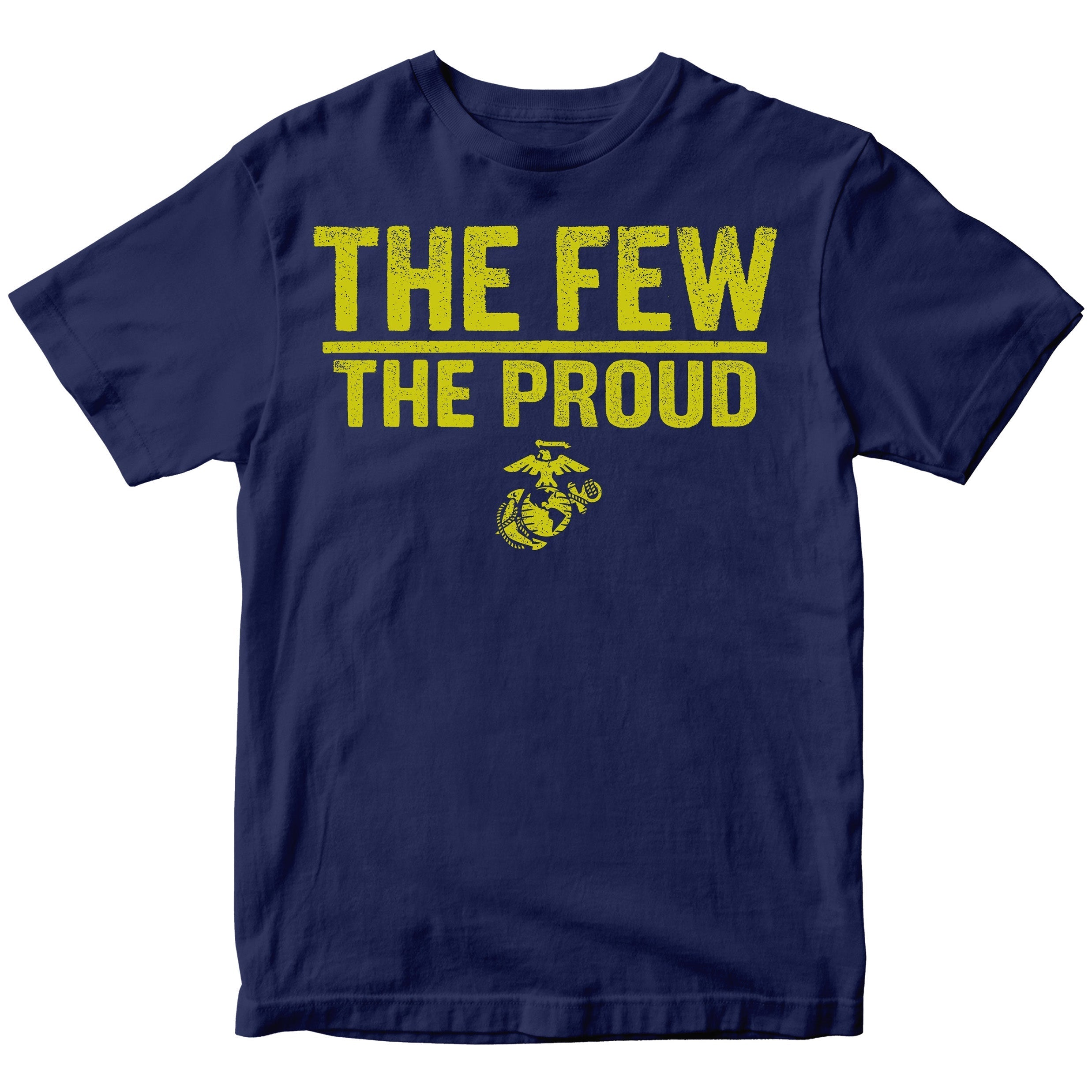Marines The Few The Proud Safety Yellow T-shirt