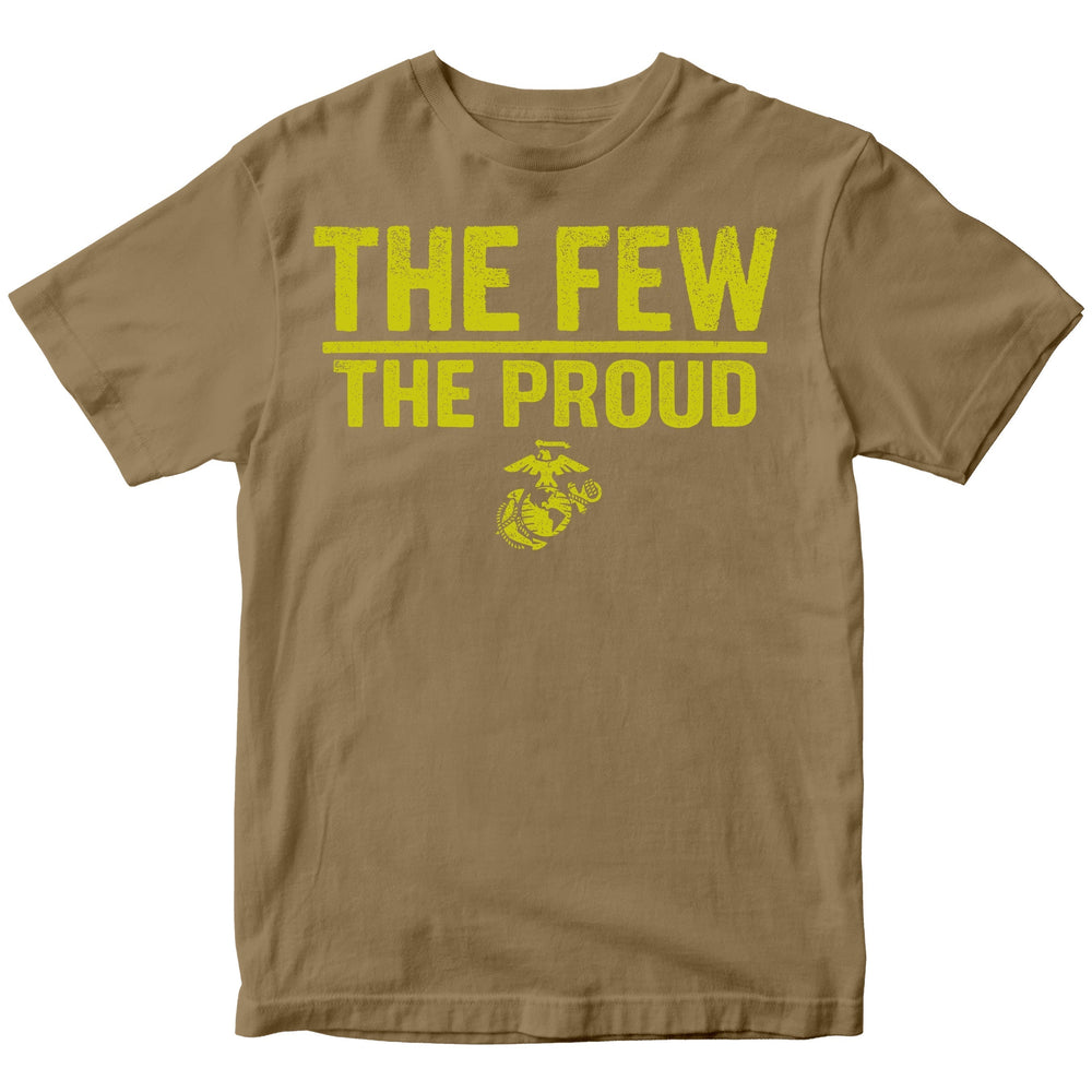 Marines The Few The Proud Safety Yellow T-shirt