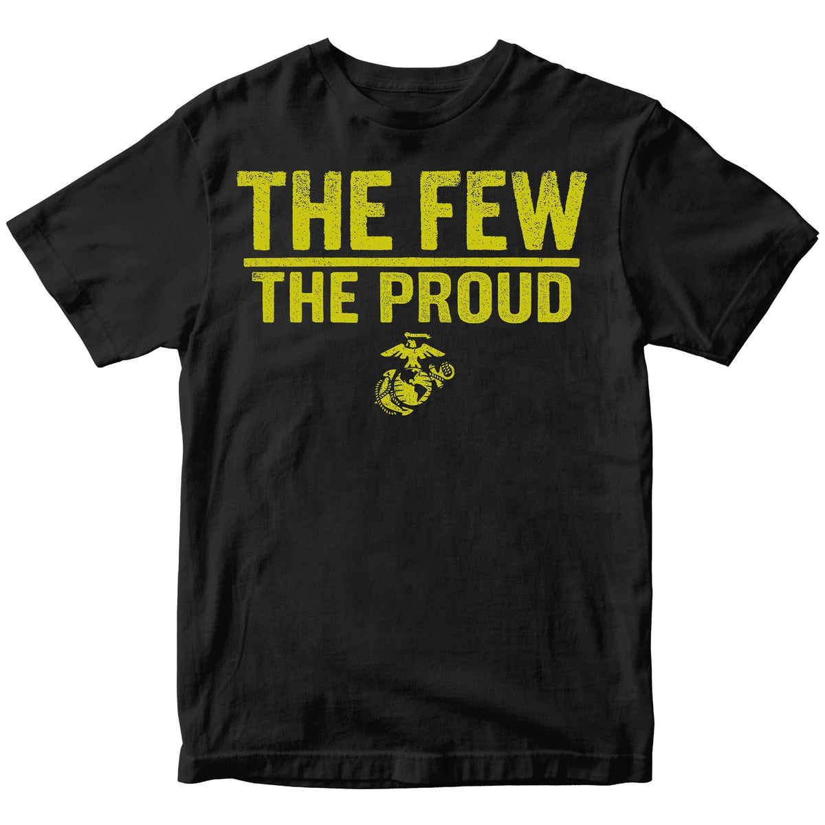 Marines The Few The Proud Safety Yellow T-shirt