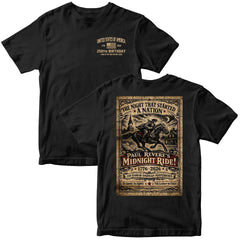 Paul Revere’s Midnight Ride - America's 250th Birthday T-Shirt
